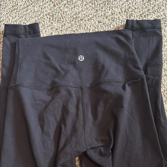Lululemon Black High-Waisted Leggings - Picture 2 of 3